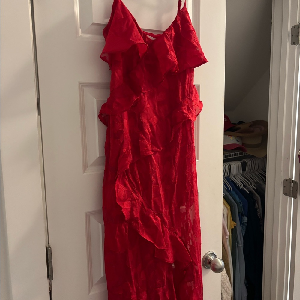 NWT Altar’d State Lace Ruffle Dress